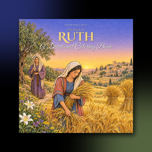 The Book of Ruth: A Devotional Coloring Book paperback front cover
